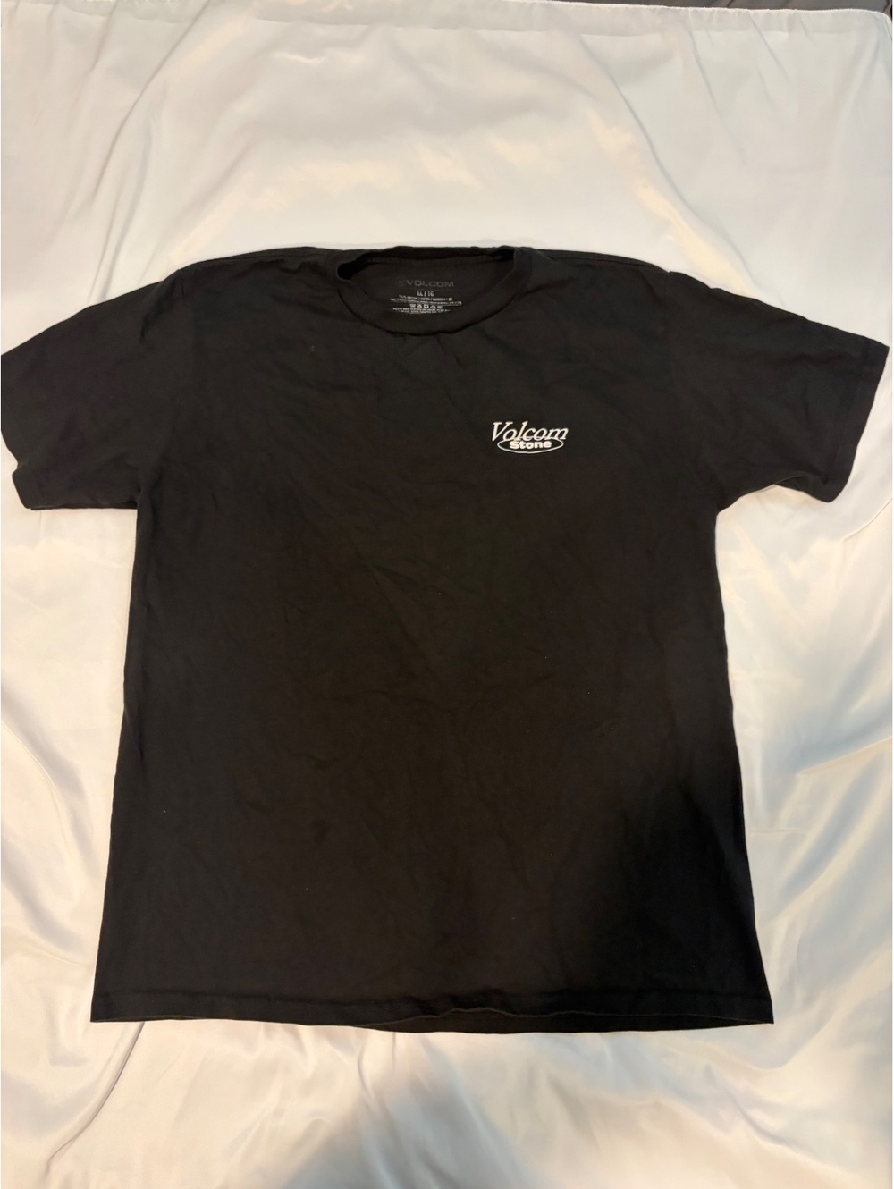 Volcom Stone Black Cotton Graphic T-Shirt XL